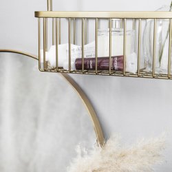 House Doctor Bath Double Badevrelseskurv, brstet messing