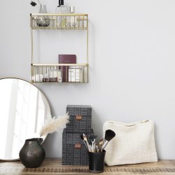 House Doctor Bath Double Badevrelseskurv, brstet messing