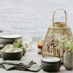 House Doctor Lanterne i bambus, Balu H33 cm -  Natur