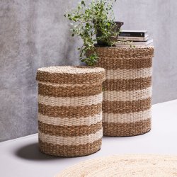 House Doctor Kurvest Geet, st m/ 2 stk - Natur/Brun