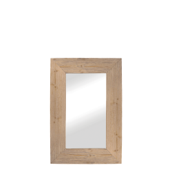 Chic Antique Spejl i genbrugstr 90x60 cm, natur