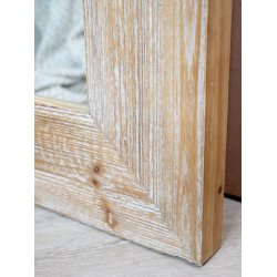 Chic Antique Spejl i genbrugstr 90x60 cm, natur