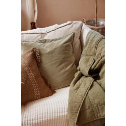 Ib Laursen Pudebetrk velour 52x52 cm - Olive