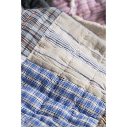 Ib Laursen Toilettaske UNIKA quiltet patchwork m/indvendige lommer