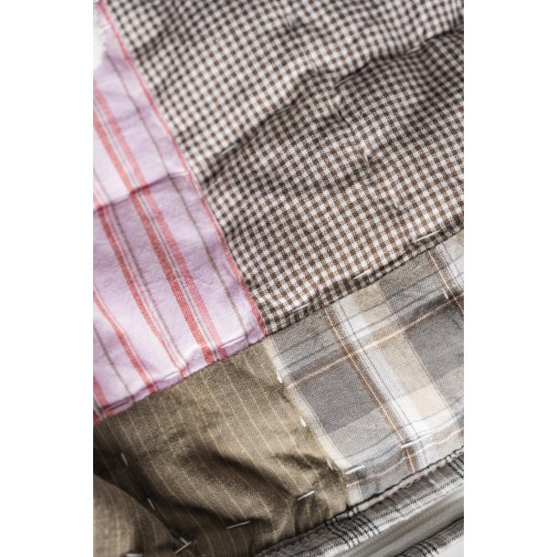 Ib Laursen Toilettaske UNIKA quiltet patchwork m/indvendige lommer