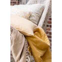 Ib Laursen Plaid 130x160 cm creme/gult mnster