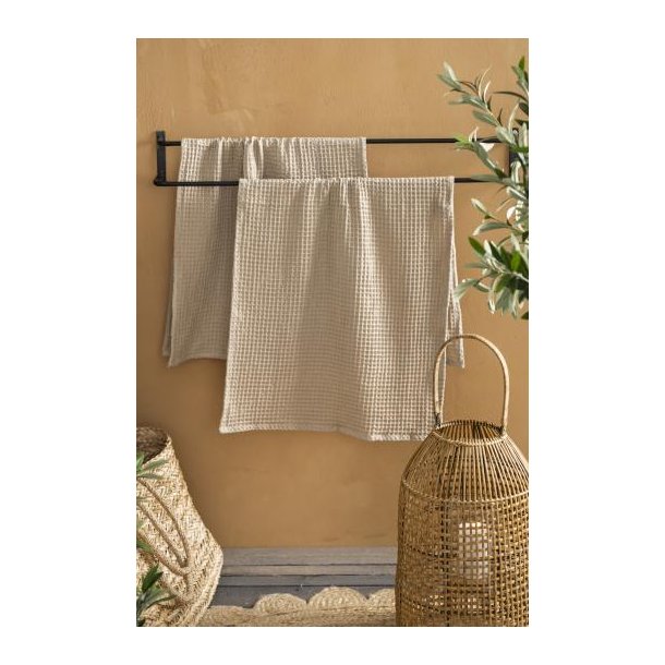 Ib Laursen Lygte m/glasindsats og hank uden bund, bning H47 cm