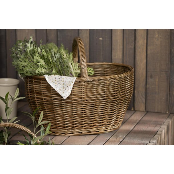 Ib Laursen Indkbskurv m/hank p tvrs, pileflet