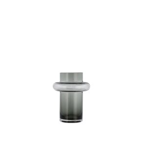Lyngby Glas Tube Vase 20 cm - Smoke