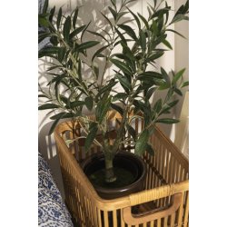 Ib Laursen Kurv m/greb ben flet bambus