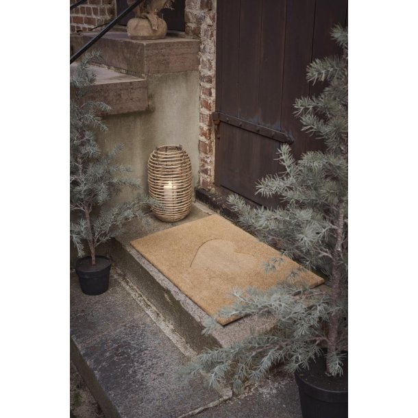 Ib Laursen Drmtte i kokos med prget hjerte, natur