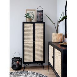 Chic Antique Stor lanterne i bambus - sort