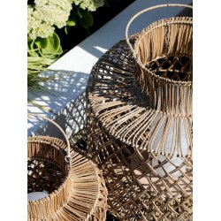 Chic Antique lanterne i flet - natur