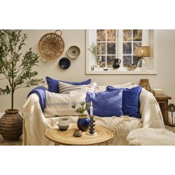 Ib Laursen Vintage quilt - Indigo 130x180 cm