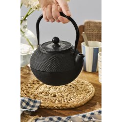 Ib Laursen Bordskner jute blomst 23 cm