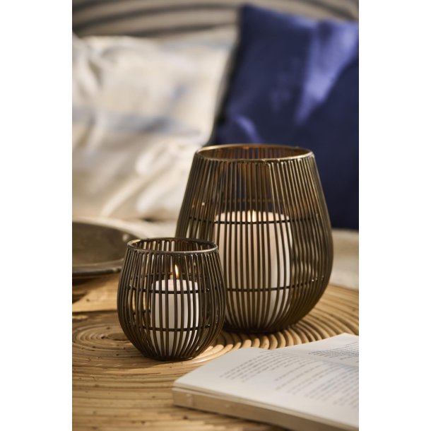 Ib Laursen Hurricane Helsinki H9 cm - Messinglook