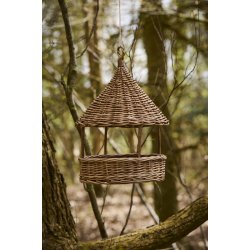 Ib Laursen Fuglefoderhus t/oph�ng i flettet pil, natur