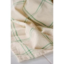 Ib Laursen Viskestykke Eskild natur m/grnt ternet mnster