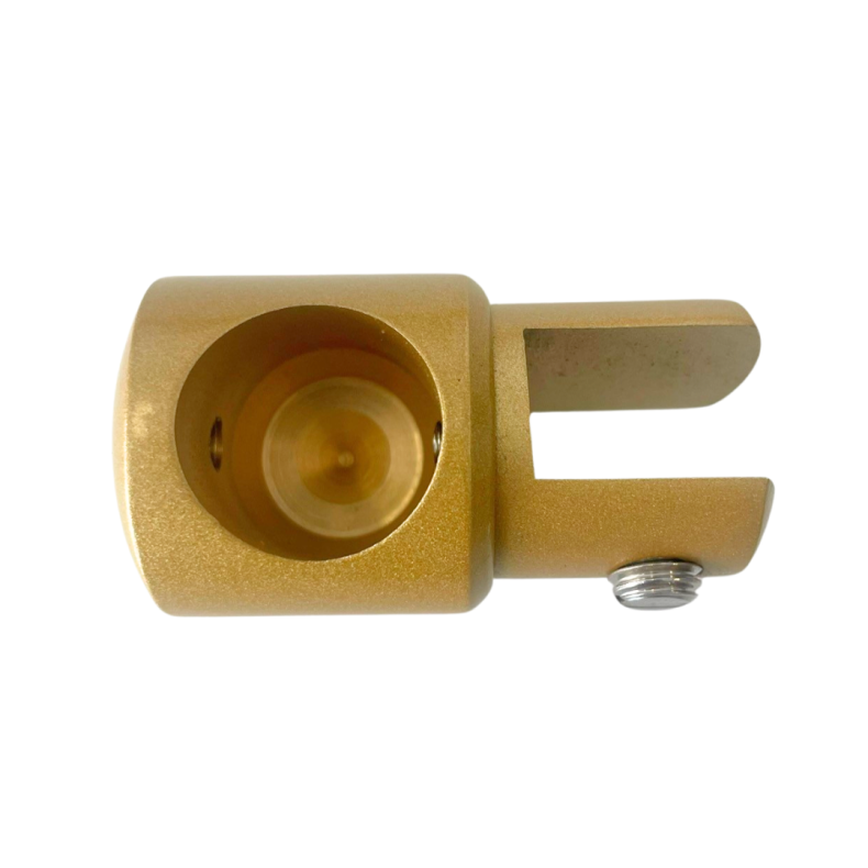 Glasbeslag til vgsttte - Mat messing