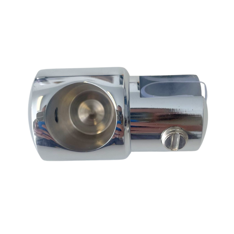 Glasbeslag til vgsttte - Blank krom