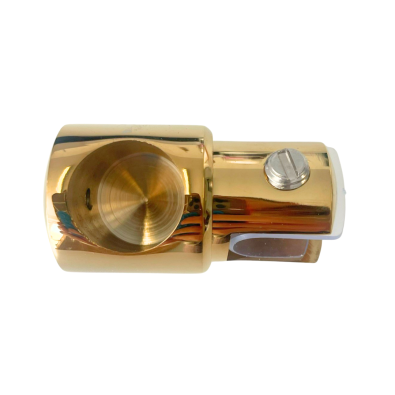 Glasbeslag til vgsttte - Blank messing