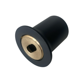 Vgbeslag til glassttte - Sort