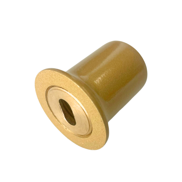 Vgbeslag til glassttte - Mat messing