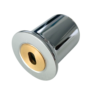 Vgbeslag til glassttte - Blank krom