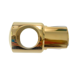 Glasbeslag gennemgende - Blank messing