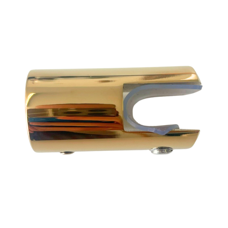 Glasbeslag til loftsttte - Blank messing