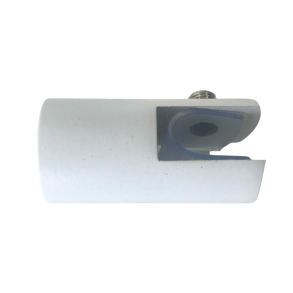 Glasbeslag til loftsttte - Hvid