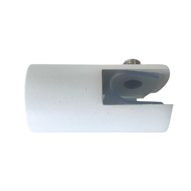 Glasbeslag til loftsttte - Hvid