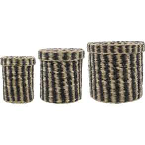 House Doctor Opbevaringsbokse s�t m. 3 stk, Home, Natur/Brun