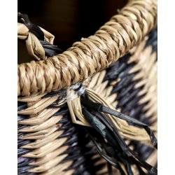 House Doctor Opbevaringskurv, Isa - sort/natur