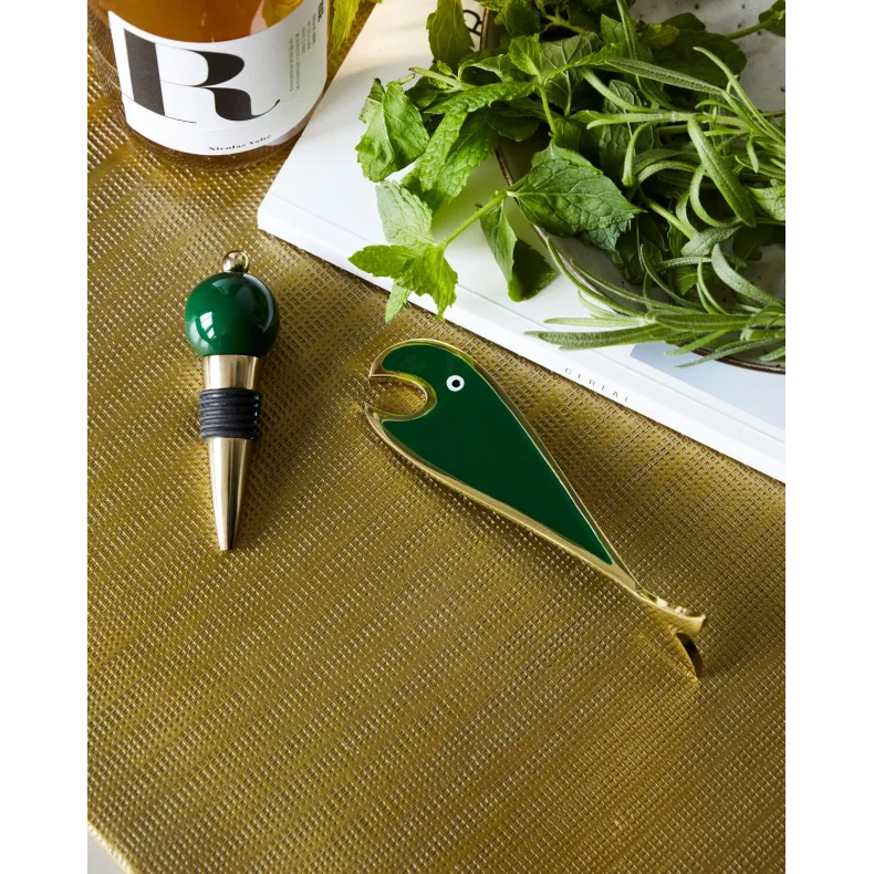 House Doctor Cocktail Set, Open, Gylden, Gr�n