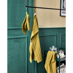 House Doctor Viskestykker, Cook, Sennepsgul 3 stk.