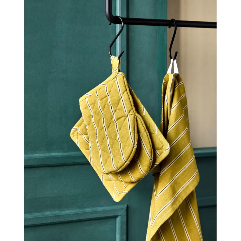 House Doctor Grydelapper 2 stk., Chef, Sennepsgul