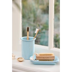 Ib Laursen, Tandkrus i emalje, lysebl