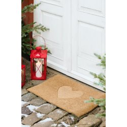 Ib Laursen Drmtte i kokos med prget hjerte, natur