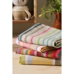 Ib Laursen Viskestykke m/multifarvede striber