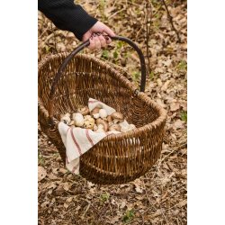 Ib Laursen Kurv oval m/hank p� tv�rs ubarket pil