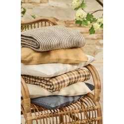 Ib Laursen Quilt sand m/mrkebl stngler 130x180cm