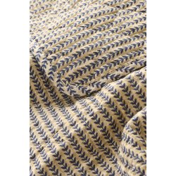 Ib Laursen Quilt sand m/mrkebl stngler 130x180cm