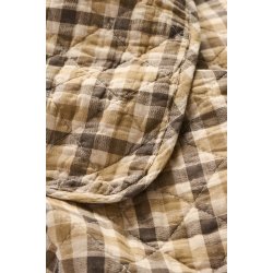 Ib Laursen Quilt m/brunt ternet mnster 130x180cm