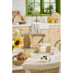 Ib Laursen Kurv oval m/firkantet bund, natur