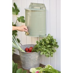 Ib Laursen Vandbeholder t/v�g m/hane og s�beholder gr�n 10,5 lt