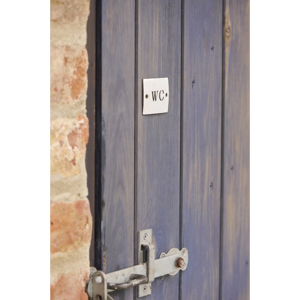 Ib Laursen Metalskilt WC