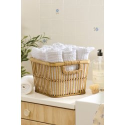 Ib Laursen Kurv m/greb �ben flet bambus