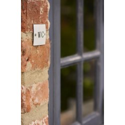 Ib Laursen Metalskilt WC