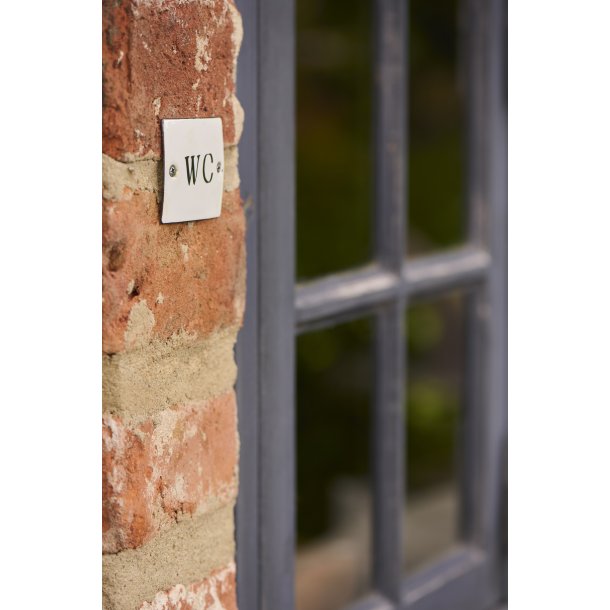 Ib Laursen Metalskilt WC